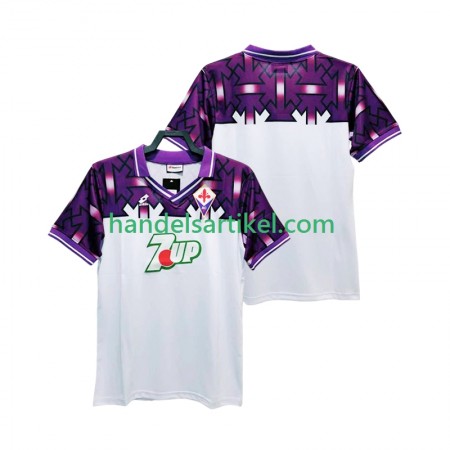 ACF Fiorentina 1992 1993 Retro Auswärts Trikotsatz Kurzarm